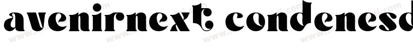 avenirnext condenesd字体转换